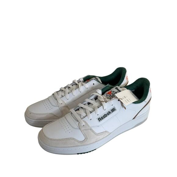 Reebok Men\'s Phase Court Vintage Tennis White & Green Sneakers Size 13 New Box main image 4